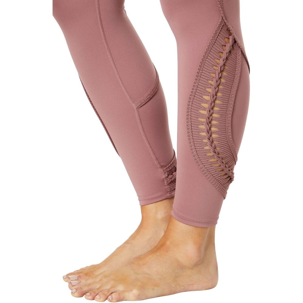 NWT Free People FP Movement Rebound High-Rise Leggings, Sz XS, Wither Rose, Boho